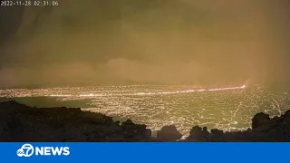 Hawaii's Mauna Loa, world's largest active volcano, starts to erupt, sending ash nearby