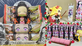 Chocolate bar of Nezuko Matcha flavor and strawberry flavor【Compilation】【Nendoloid】【Demon Slayer】