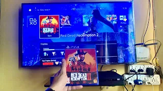 RDR2 Gameplay In PS4 Slim 1080p