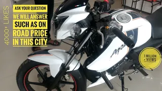 Apache RTR 160 BS4 2018 bike , top speed , on road price delhi TVS BIKE REVIEW with CC LANGUAGES