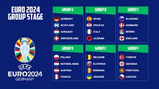 UEFA EURO 2024 GERMANY FINAL TOURNAMENT DRAW