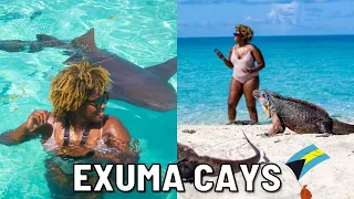 EXUMA CAYS VLOG 🇧🇸 : Rock Iguanas, Swimming Pigs, Swimming with Sharks, Staniel Cay [Bahama Boyzz]