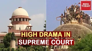 Ayodhya Hearing : Muslim Counsel Tears Up Map, High Drama In The Supreme Court