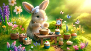 Bunny Rabbits - Calm Inspiring Music Background Playlist to Work Study Relax or De-Stress at Easter
