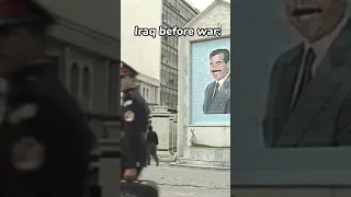 Iraq before and after war: