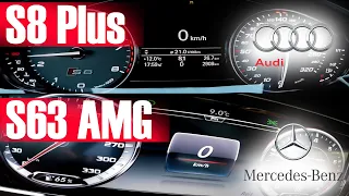 Mercedes S63 AMG vs Audi S8 Plus