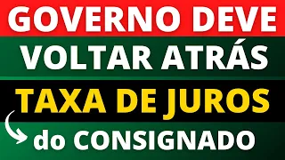 🔴 GOVERNO DEVE VOLTAR ATRÁS COM A TAXA DE JUROS DO CONSIGNADO INSS - ANIELI EXPLICA