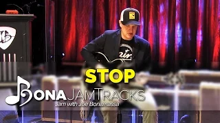 Bona Jam Tracks - "Stop" Official Joe Bonamassa Guitar Backing Track in B Minor