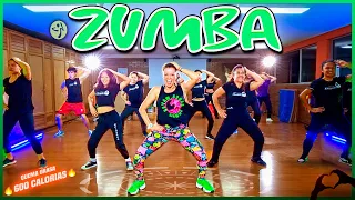 ZUMBA Fitness BAILE ejercicio para ADELGAZAR en CASA 🔥 CLASE COMPLETA