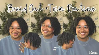 Effortless Braidout Tutorial & Trim: Mastering Natural Hair Care with Ease! | Fabulous Faith