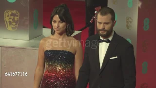 Jamie Dornan & Amelia Warner at EE British Academy Film Awards (12 febrero)