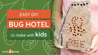 A DIY bug hotel for kids. SO EASY!