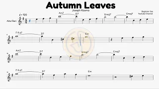 Autumn Leaves - Alto Sax Song for Beginners