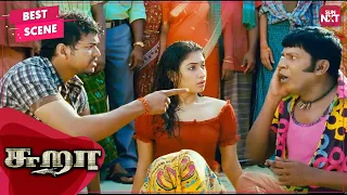 Vijay saves Tammanah from a suicide mission | Tamil | Sura | Vijay | Tamannah | Sun NXT