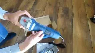 Unpacking / unboxing Angle grinders Bosch GWS 7-115 E 0601388201