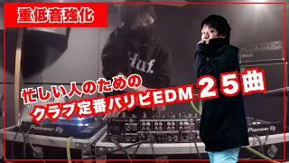 【EDM】忙しい人のための定番パリピEDMミックス (25曲)