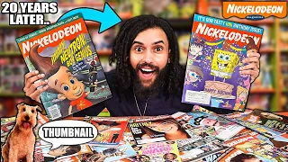 Opening and Reacting To Nickelodeon Magazine 20 Years Later!