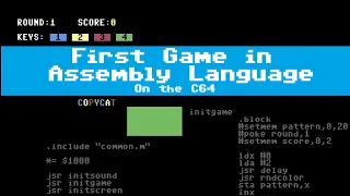 My first game in 6502 assembly language for the C64 continued.