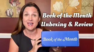 Book of the Month August Unboxing - I chose 3 of the August Books! Book of the Month Coupon Code