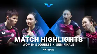 Chen Szu-Yu/Cheng Hsien-Tzu vs Yang Haeun/Jeon Jihee | WTT Contender Doha 2021 | WD | SF Highlights