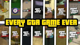 I PLAYED EVERY GTA GAME EVER MADE!