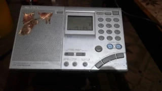 SONY ICF SW 7600 GR  RADIO. ...40 MTR BAND RECEPTION TEST