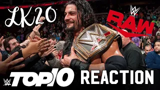 LK20 - #WWE Top 10 - #WWEChampionship Changes on #WWERaw Reaction