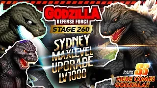 GODZILLA DEFENSE FORCE SYDNEY ALL UNITS MAX LEVEL FULL UPGRADE STAGE 260【ゴジラディフェンスフォース】