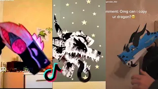 Dragon Puppet Crafts | Paper Dragon TikTok Compilation #82