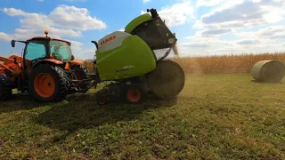 Making Bales with the New Baler | Claas 465 RC