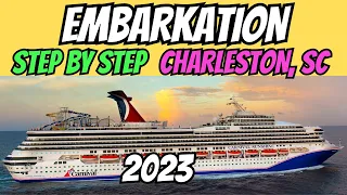 Carnival Sunshine | 2023 Embarkation Step By Step | Charleston SC