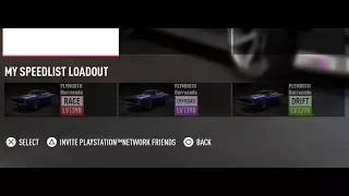 Barracdua Speedlist [Race/Drift/Offroad] | NFS Payback