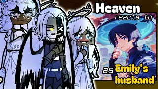 Hazbin Hotel Heaven reacts to Scaramouche as Emily husband 🛎️Gacha 2 Hazbin Hotel Prime reacts to