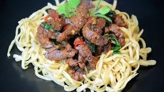 Stir-Fry Beef With Garlic Black Pepper & Lime | Chinese Style Recipe
