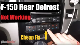 2009-2014 Ford F-150 Rear Defrost/ Defogger and Heated Mirrors not working | AnthonyJ350