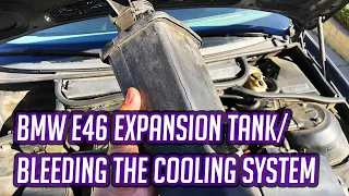 BMW E46 Expansion tank removal and replacement, PLUS how to bleed the cooling system properly