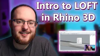 How to use the LOFT command in Rhino 3D