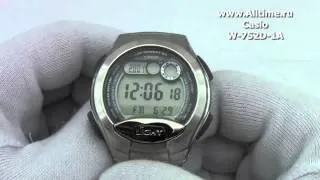 Мужские японские наручные часы Casio W-752D-1A