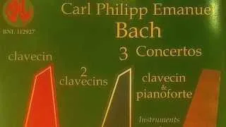 CPE BACH Concerto for harpsichord Wq. 27 (H 433) - Allegro