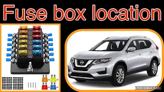 The fuse box location on a (2017-2020) Nissan Rogue