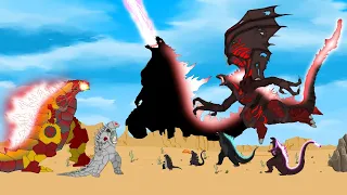 EVOLUTION of ROBOT GODZILLA: Size Comparison / ANIMATION SKILL