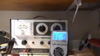 Testing DC power supply on B&K 960 Transistor Radio Analyist