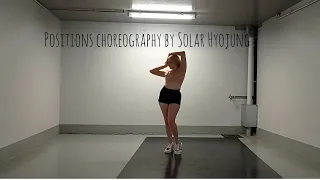 Positions choregraphy by Solar Hyojung / cover kkulm km