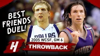 Steve Nash vs Dirk Nowitzki BEST FRIENDS Game 6 Duel Highlights 2005 NBA Playoffs - MUST WATCH!