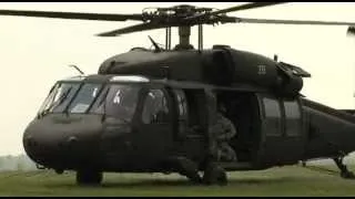 Rappelling From a Black Hawk Helicopter - UH-60 Blackhawk Air Assault Training