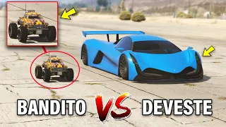 GTA 5 ONLINE - DEVESTE VS RC BANDITO (WHICH IS FASTEST?)