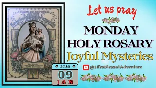 HOLY ROSARY TODAY, MONDAY, JANUARY 09, 2023 - THE JOYFUL MYSTERIES #joyful  #rosarytoday #fyp