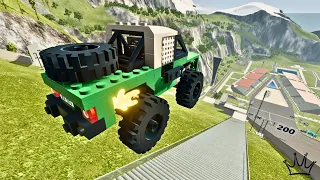 LEGO vs BeamNG DRIVE  When Worlds Collide #1