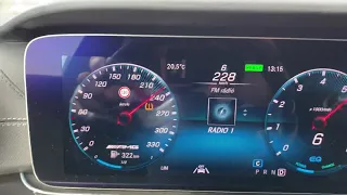 Mercedes gt four door coupe speed test comfort mode