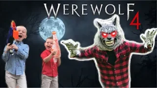 Werewolf Sneak Attack 4! Nerf Battle Shootout!! S1E4